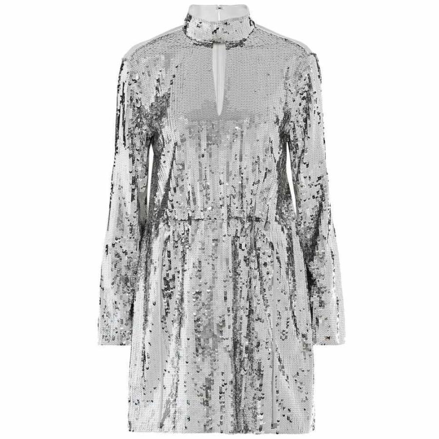 ティビ ワンピース Tibi レディース Tibi ワンピース ワンピース ドレス ティビ Avril Sequined Cotton Twill Dress Ivory Silver Multi Hb4 P フェルマート Fermart 3号店