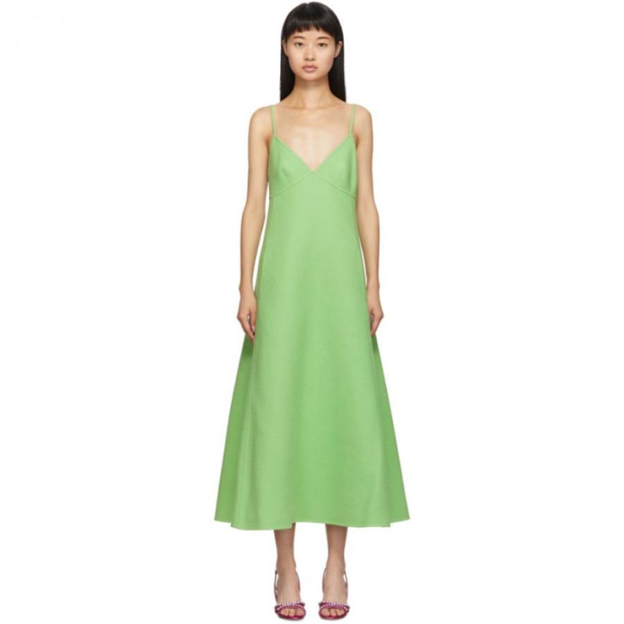 マーク Dress ジェイコブス Marc Jacobs ワンピース マーク レディース ワンピース ワンピース ドレス Green Spaghetti Strap Dress Hc f フェルマート Fermart 3号店