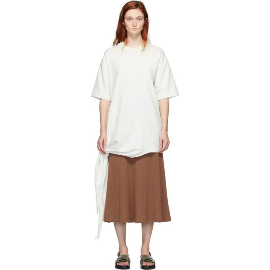 ジョゼフ Joseph レディース Tシャツ トップス Tシャツ Off White その他トップス Side レディース Tie T Shirt Off White Hc 1936f フェルマート Fermart 3号店人気急上昇ビッグ割引 好きに
