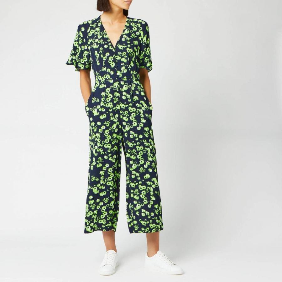 daisy print jumpsuit
