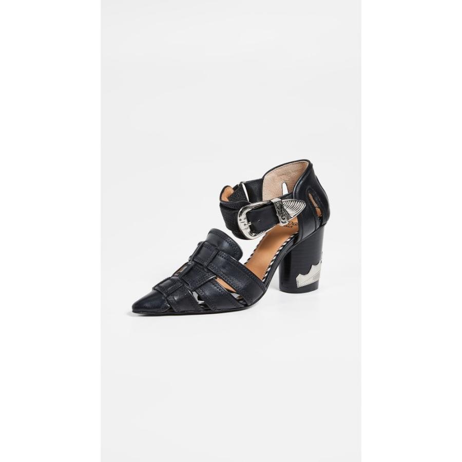 トーガ Toga Pulla レディース パンプス パンプス シューズ 靴 Woven Black Buckle Pumps ファッション Black Lb Togap 00a フェルマート Fermart 1号店