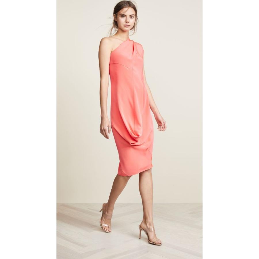 ゼロ マリア コルネホ ひざ丈ワンピース Zero Maria Cornejo ファッション レディース ノースリーブ ワンピース ワンピース ドレス One Shoulder Loop Dress Coral Lb Zerom784 134 フェルマート Fermart 1号店 熱販売 国産正規品