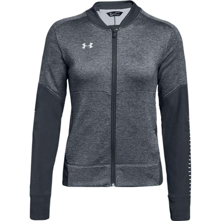 アンダーアーマー Armour Under Armour レディース フィットネス トレーニング Under ジャケット アウター Warm Up Team Qualifier Hybrid Warm Up Jacket Steel Grey White Ss フェルマート Fermart 1号店