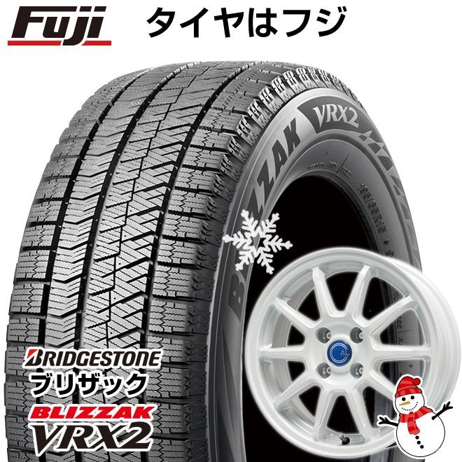 スタッドレスタイヤ 新品送無 ホイールセット 14インチ Brandle Line Bridgestone ブリヂストン ブリザック Vrx2 175 70r14 タイヤ 14インチ Brandle Line カルッシャー ブリヂストン ホワイト 5 50 14 Fuji 2681 フジコーポレーション