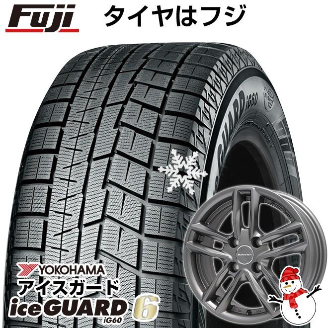 プジョー3008 スタッドレスタイヤ ホイールセット ヨコハマ ヨコハマ アイスガード 自動車 ホイールセット シックスig60 5 60r16 16インチ Eurotech ガヤ5 マットチタニウム 6 50 16