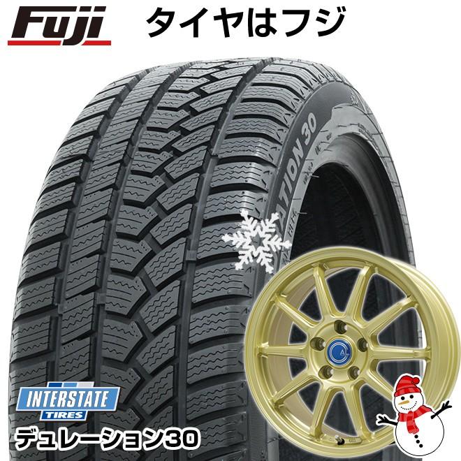 スタッドレスタイヤ ホイールセット カルッシャー 自動車 Interstate デュレーション30 限定 5 60r16 16インチ Brandle Line ブランドルライン Interstate カルッシャー ゴールド 6 50 16 Fuji 3964 フジコーポレーション パーツ館