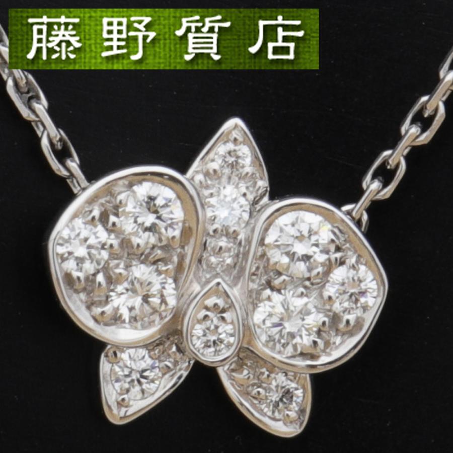 新品仕上げ済 カルティエ 11石 約0 13ct Cartier カレスドルキデ ネックレス K18ホワイトゴールド ダイヤモンド カレスドルキデ 11石 約0 13ct 8736 ファッション Cr Kares Nec 8736 藤野質店 Y Shop
