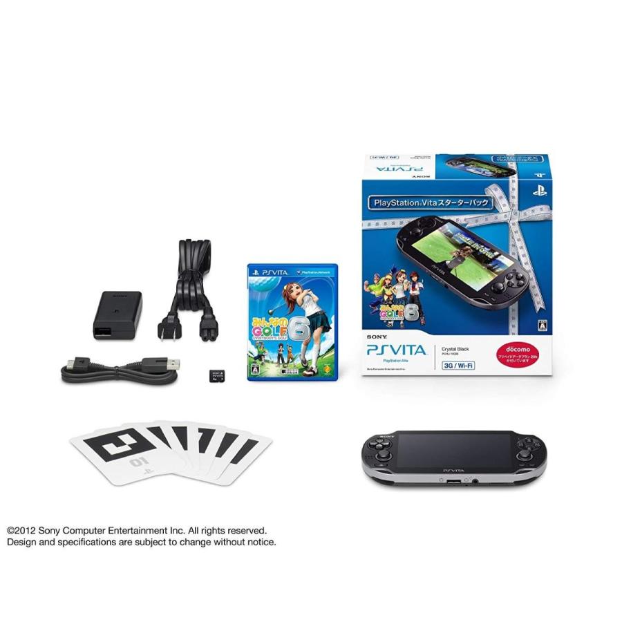 Playstation Vita 3g Wi Fiモデル 本体 3g Wi Fiモデル クリスタル ブラック スターターパック Pchj メーカー生産終了 Vita 楽利流令呂店