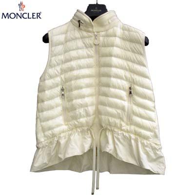 モンクレール Moncler ジャケット 白 レディース トップス ベスト ダウン ジップポケット付きダウンベスト 034 白 809ab 034 R1500 81s 467 ガッツブランドショップ