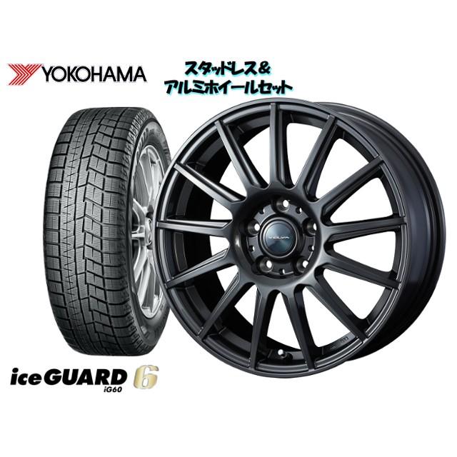 スタッドレスタイヤ ホイール4本set ヨコハマ ヨコハマ Ig60 215 60r17 エリシオン Velva Igor 17 53 ｘ 7 0 114 3 5h 53 エリシオン Rr2 Yh Wg6set 2277 Howa Rs