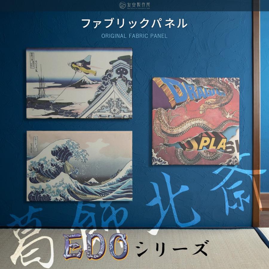 友安製作所 壁に飾る 和オリジナルファブリックパネル 葛飾北斎 友安製作所 壁に飾る 和オリジナルファブリックパネル 葛飾北斎