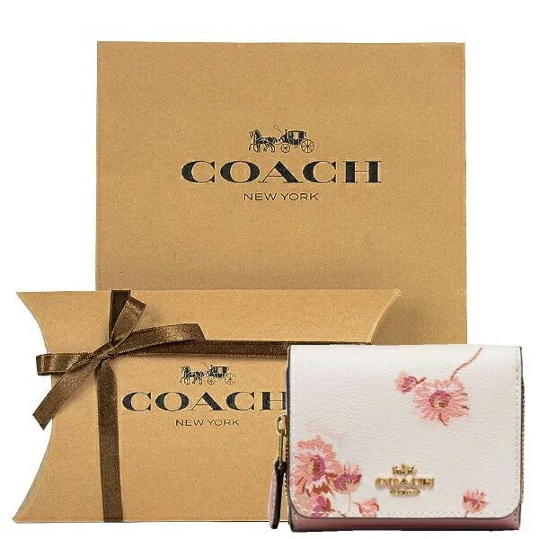 コーチ箱ラッピング 紙袋付き コーチ ギフトセット コーチ Coach レディース バッグ 財布 小物 ミニ財布 三つ折り財布 F Imcah チョークマルチ imcahgift インポートブランドロータス