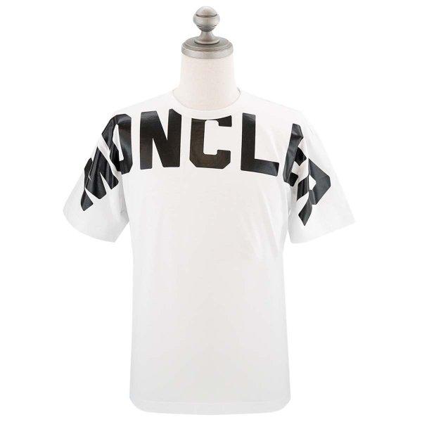 Moncler モンクレール 半袖クルーネックtシャツ モンクレ 年春夏新作 8c704 10 ロゴ メンズバッグ 90t T Shirt メンズ 半袖tシャツ ロゴ ワイドフィット モンクレ ホワイト Nss8c704wht インポートショップteresa