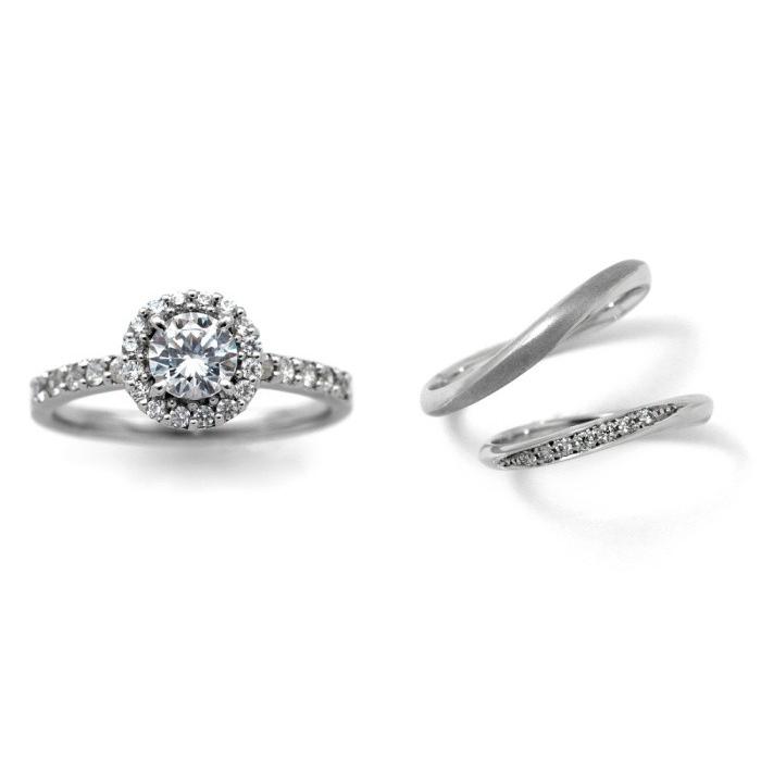 婚約指輪 結婚指輪 セットリング H C 安い ダイヤモンド プラチナ セットリング 0 4カラット 0 4カラット 鑑定書付 0 410ct Eカラー Vvs1クラス 3exカット H C Cgl Tor08 2532 Mr Jジュエリー