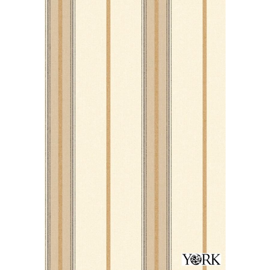 輸入壁紙 York Mw92 Plains Stripes ストライプ アンティーク ベージュ 壁紙 内装 クリーム ゴールド ベージュ York Mw92 Joyris ジョイリス