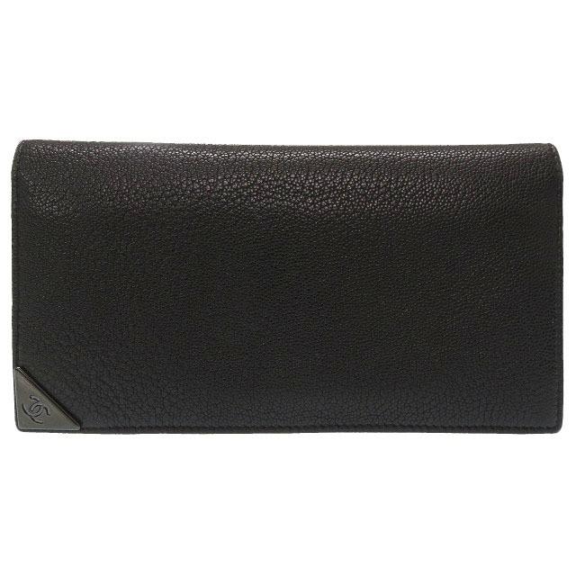 開店記念セール の新品同様 ファッション シャネル ココマーク 財布 23番台 0037 レザー ブラック 長財布 財布 メンズ 黒 0037 Chanel 2d0037laag5 Life Time ヤフーshop 爆売り の