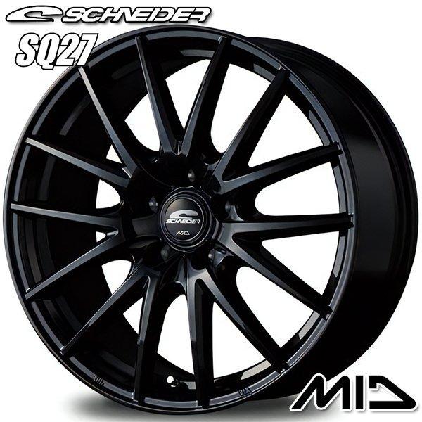 サマータイヤホイールセット シュナイダー 5 Mid 55r16インチ 5h114 Mid ブラック シュナイダー Sq27 ブラック ウィンランr330 Sq27b 1665 1145 555 R330 エムオートギャラリー新横浜店激安アウトレット高評価 保証書付