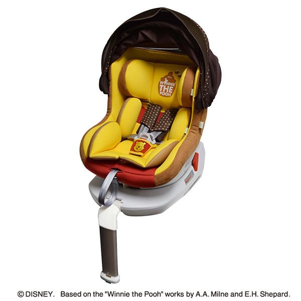 ターンシート くまのプーさん チャイルドシート カーシート ディズニー 新生児 ４歳 回転式 Isofix ３点式ベルト メーカー保証１年 西松屋 店