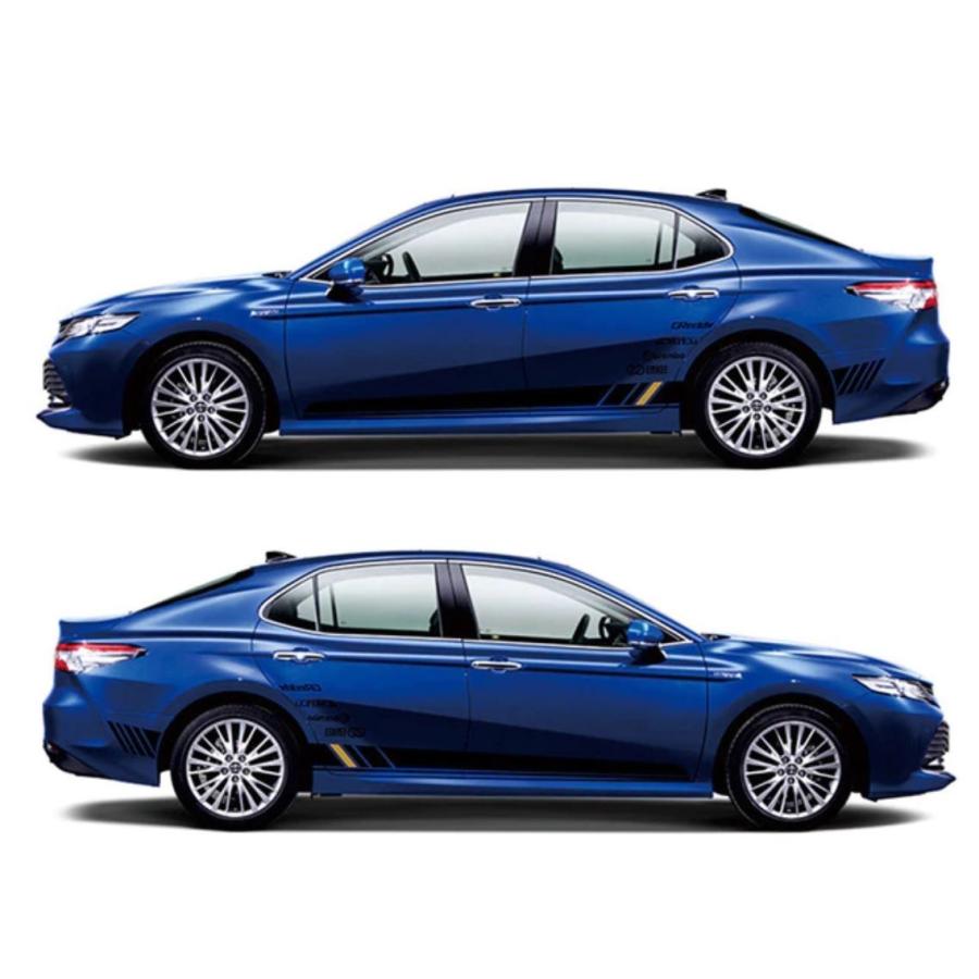 ステッカー 車 デカール トヨタ Toyota トヨタ 13 18 13 18 カムリ Se Se Xse ハイブリッド 外装 サイド ボディ 自動車 カーアクセサリー am040 ペンギン堂雑貨店