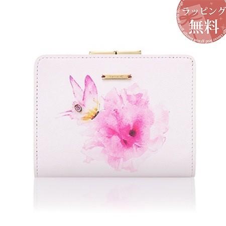 ヨンドシー 長財布 財布 折財布 二つ折り がま口 イラスト 折財布 ラベンダー Luria 4 Luria L4c Paris Lounge