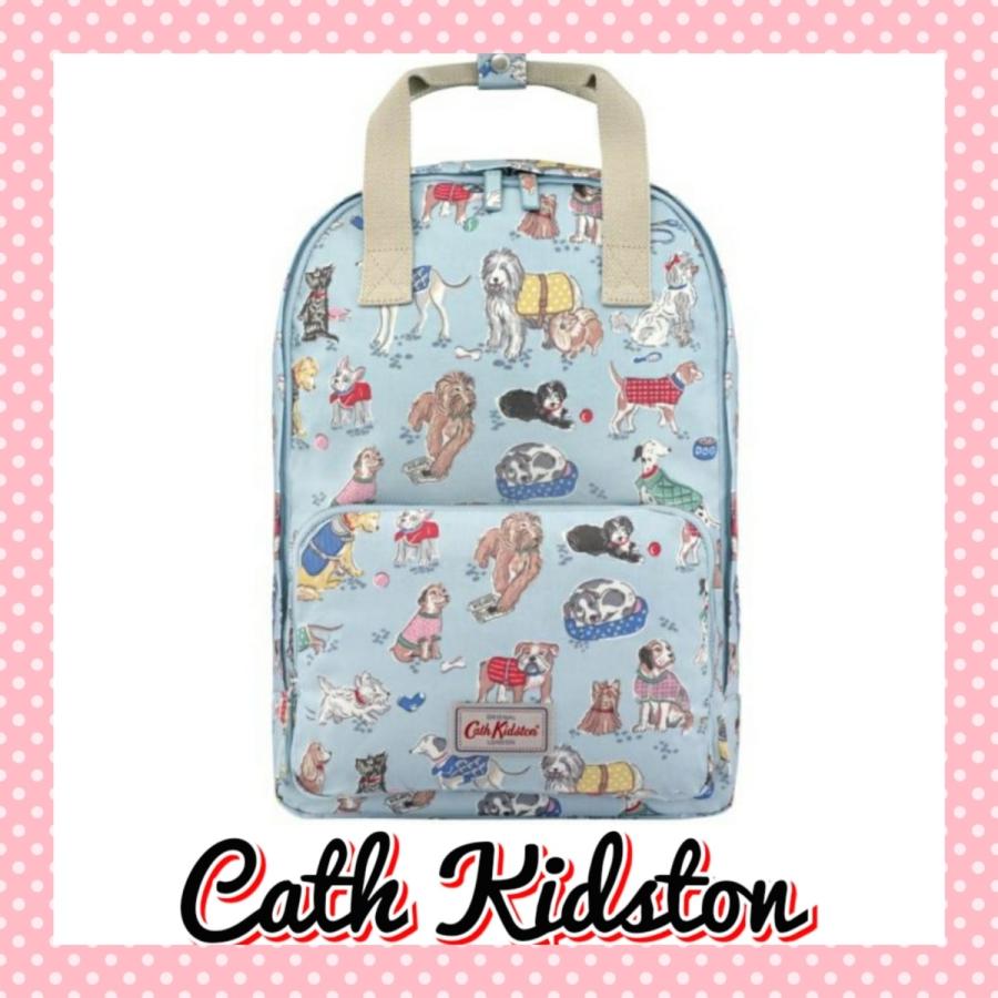 Cath メンズバッグ Kidston 犬 キャスキッドソン 犬 バックパック バックパック 水色 レディース D917 Pinnaヤフーショップ
