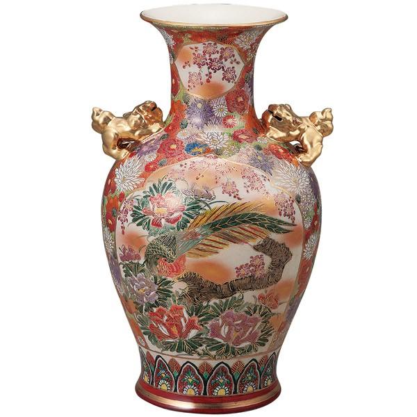 九谷焼15号花瓶 割取花詰 木箱入り ギフト 花瓶 花台 プレゼント インテリア 虹八 来客用 業務用 お祝い 新築 引っ越し 開業 006 Ink5 1362 虹八 Kohya
