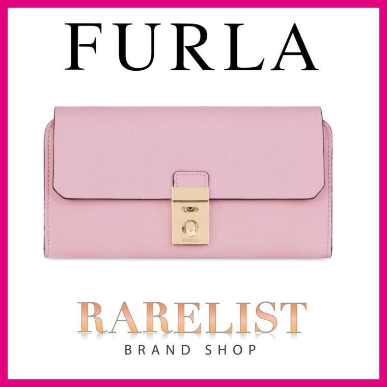 フルラ 冬 Furla 財布 長財布 ブランド カメリア ピンク ゴールド 秋 レザー Furlaps34co2pbf00zo60camelia ブランドショップrarelist