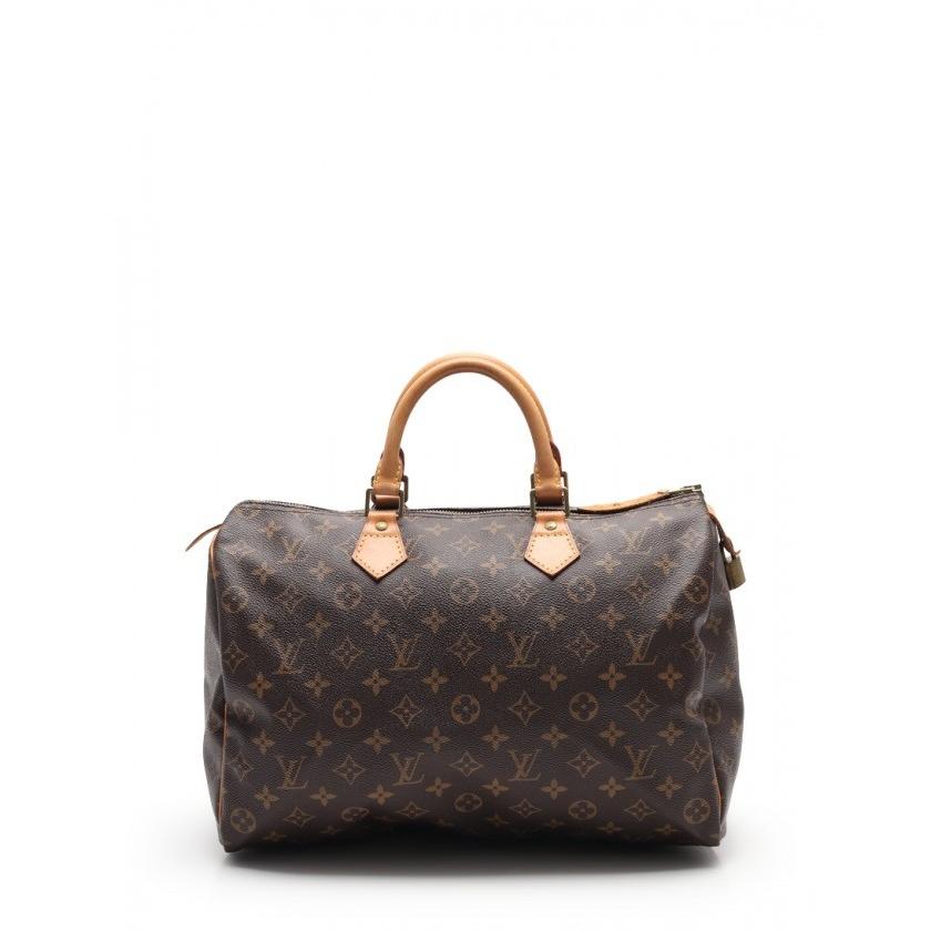 ルイ LOUIS ハンドバッグ モノグラム PVC スピーディ35 VUITTON PVC ...