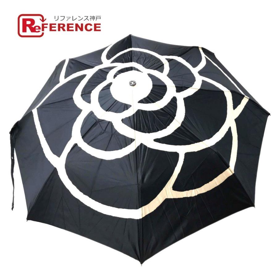 希望者のみラッピング無料 ブランド品買取 通販 シャネル Chanel 傘 ｃｃ 傘 ファッション小物 財布 ワンタッチ ファッション ブラック アイボリー系 3741 164 8 Chanelchanel シャネル ワンタッチ ｃｃ カメリア 傘 ブラック アイボリー系 レディース