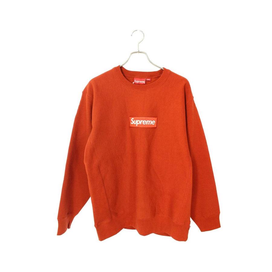 新素材新作 シュプリーム Supreme 18aw Box トレーナー Supreme Logo 18aw Crewneck ボックスロゴクルーネックスウェット Sb01 4202 中古 0221 0025 Rinkan高質で安価