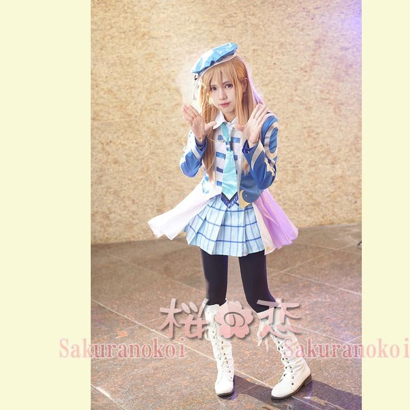 ラブライブ コスプレ アイドル 衣装 Lovelive 国木田花丸 打歌服 Op2 打歌服 浦の星女学院風 コスプレ衣装 浦の星女学院風 コスチューム コミケy1857 Y1857 桜の恋