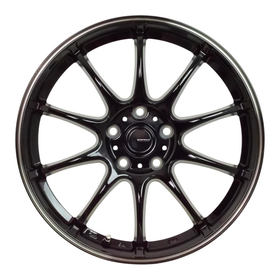 HOT STUFF Gスピード P ホイール 本 x H ブラック ブロンズクリア エスクリエイト