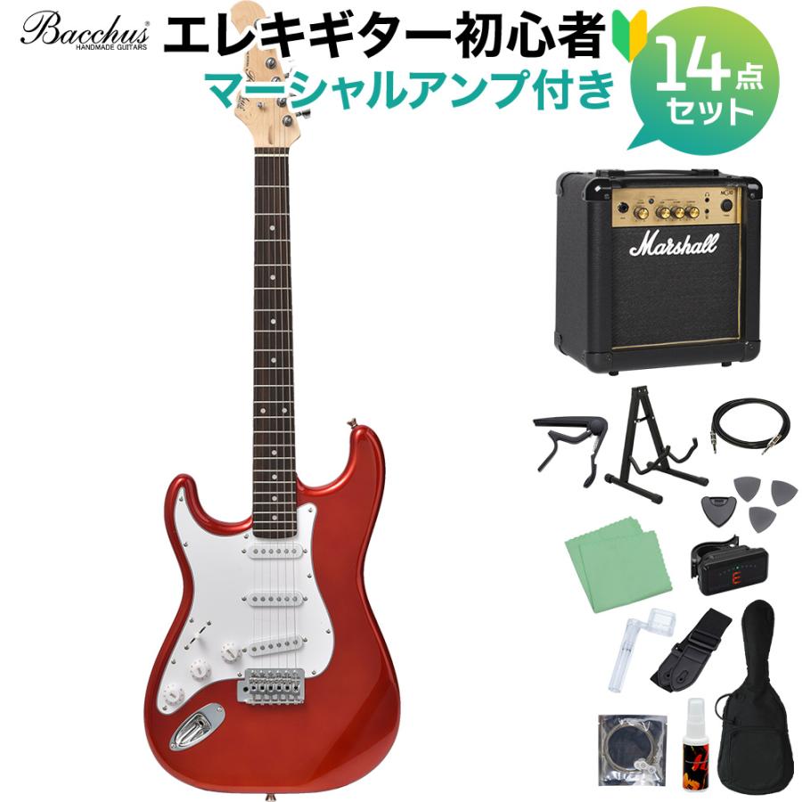Bacchus バッカス Bst 1r Lh ギター Car エレキギター 初心者14点セット マーシャルアンプ付き Bst 1r Lh ユニバースシリーズ ストラトキャスター Car Mt 島村楽器店