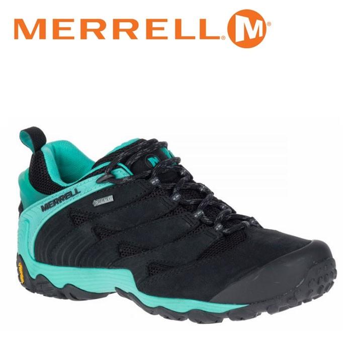 メレル アイス 黒 Merrell カメレオン 7 Ice ゴアテックス Chameleon 7 Gore Tex レディース ウィメンズ トレッキングシューズ ローカット 黒 ブルー アイス Ice W394 Merrellw394 ケイト ジャック