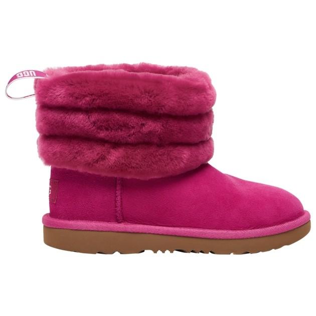 アグ スニーカー 女の子 ベビーシューズ スニーカー 男の子 海外モデル Mini Girls Girls Fluff Ugg ベビー 子供用 Quilted Girls Fluff Fw6s91117904689y02fuchsia Wts