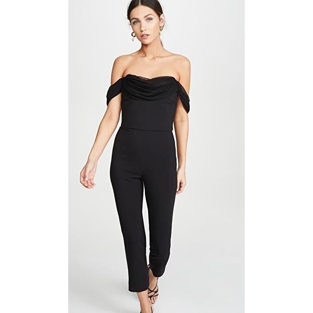strapless fitted jumpsuit