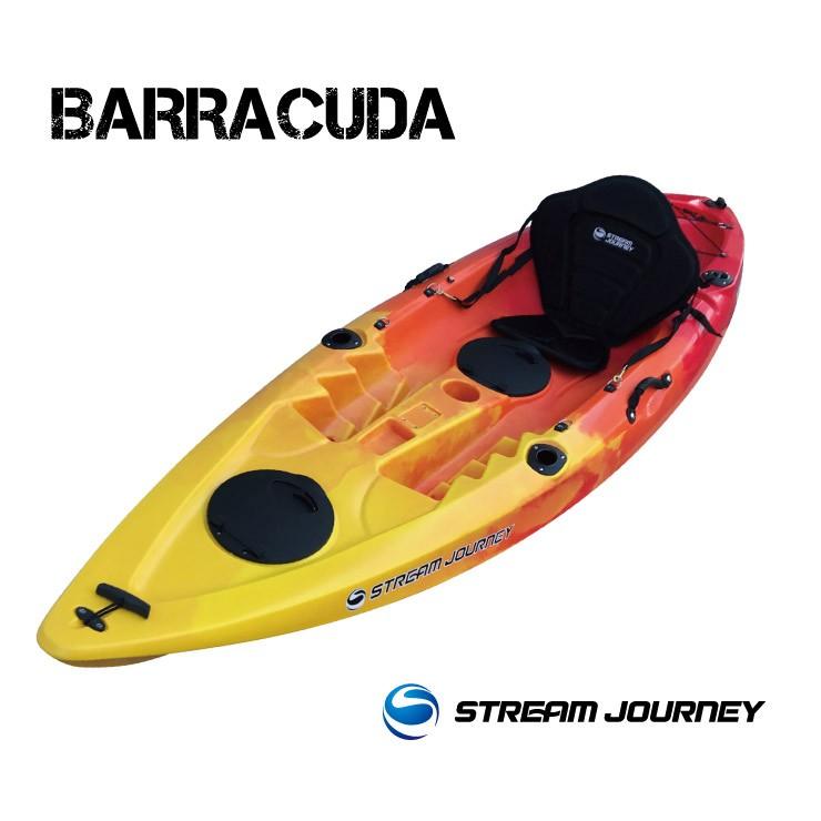 Barracuda カヤック本体 Oy 送料無料 北海道沖縄除く カヤック シーカヤック Stream フィッシングカヤック レッド オレンジ イエローカラー Barracuda Oy Stream Journey