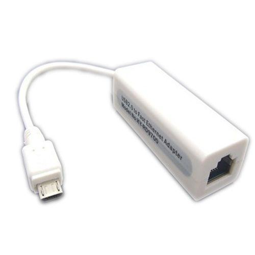 有線接続用USB2.0　LANアダプタ microUSB