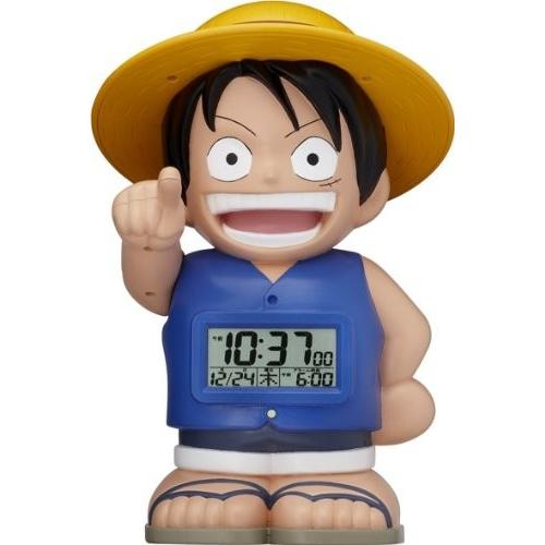 One Piece ワンピース Piece キャラクター目覚し時計 目覚まし時計 麦わらのルフィ ワンピース おしゃべり 人感センサー機能搭載 8rda50rh04 Tam