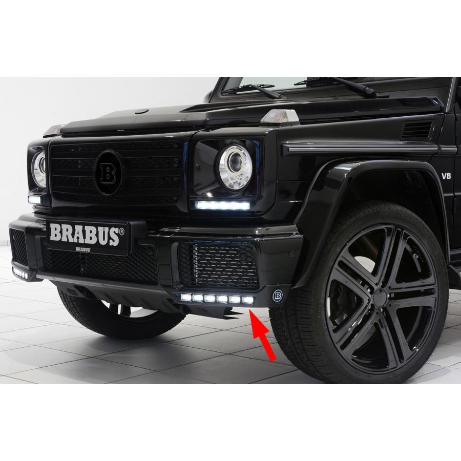 Brabus W463 ブラバス エアロパーツ Benz ベンツ Gクラス W463 G350 550用 フロントバンパーアドオン 自動車 Bra スリーポイントa支店