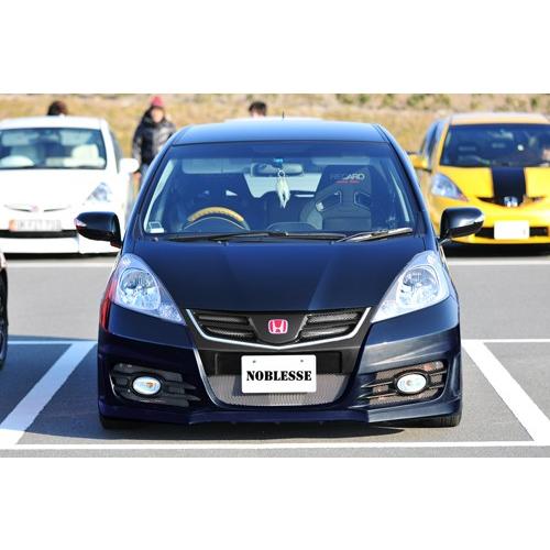 フィット Ge6 タイプユーロ フロント サイド フィット フィット リア エアロ3点セット 前期 Ge6 B1 左右4本出し用 底部有 Nobc02 Toptuner
