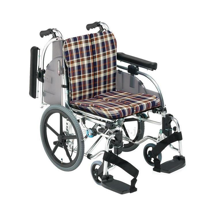 おすすめネット!介助用 アルミ製セミモジュール車いす AR-901 / 前座 ...