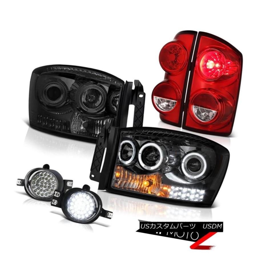テールライト 07 08ダッジラム1500 Stターンライトヘッドランプchrome Foglights 自動車 Haloリングアセンブリ 07 08 Foglights Dod その他ライト Usdm 0044 1040 Usパーツ取り扱い専門店 Usdm