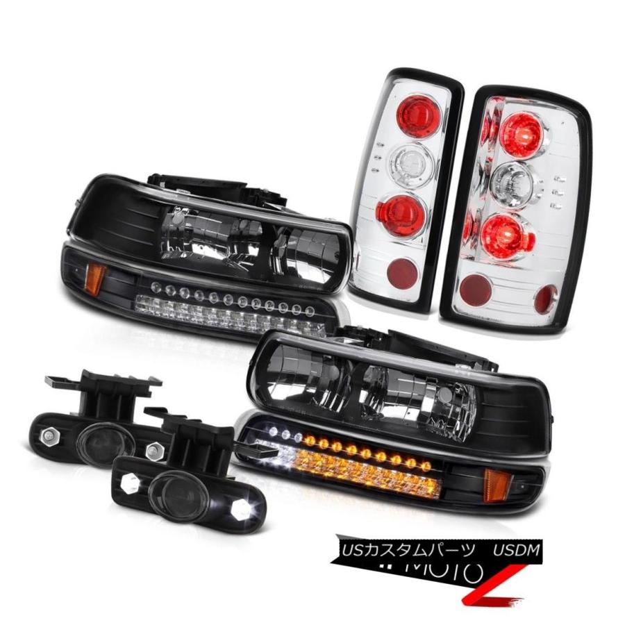 テールライト 00 06 Chevy 00 06 Tahoe Barn 00 06 Doorクロームテールランプスモーキーフォグパーキングライトヘッドランプ 00 06 Ch Usdm 0052 6 Usパーツ取り扱い専門店 自動車 Usdm