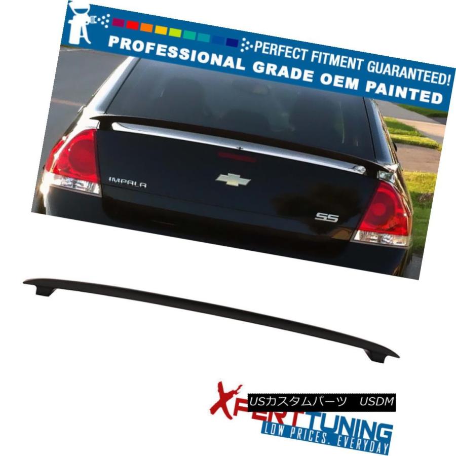 エアロパーツ フィット06 13シボレーインパラ工場ssスタイルのリアトランクスポイラー Chevy Oem塗装カラー Fit 06 13 エアロパーツ Chevy Im Im Usdm 0058 278 Usパーツ取り扱い専門店 Usdm