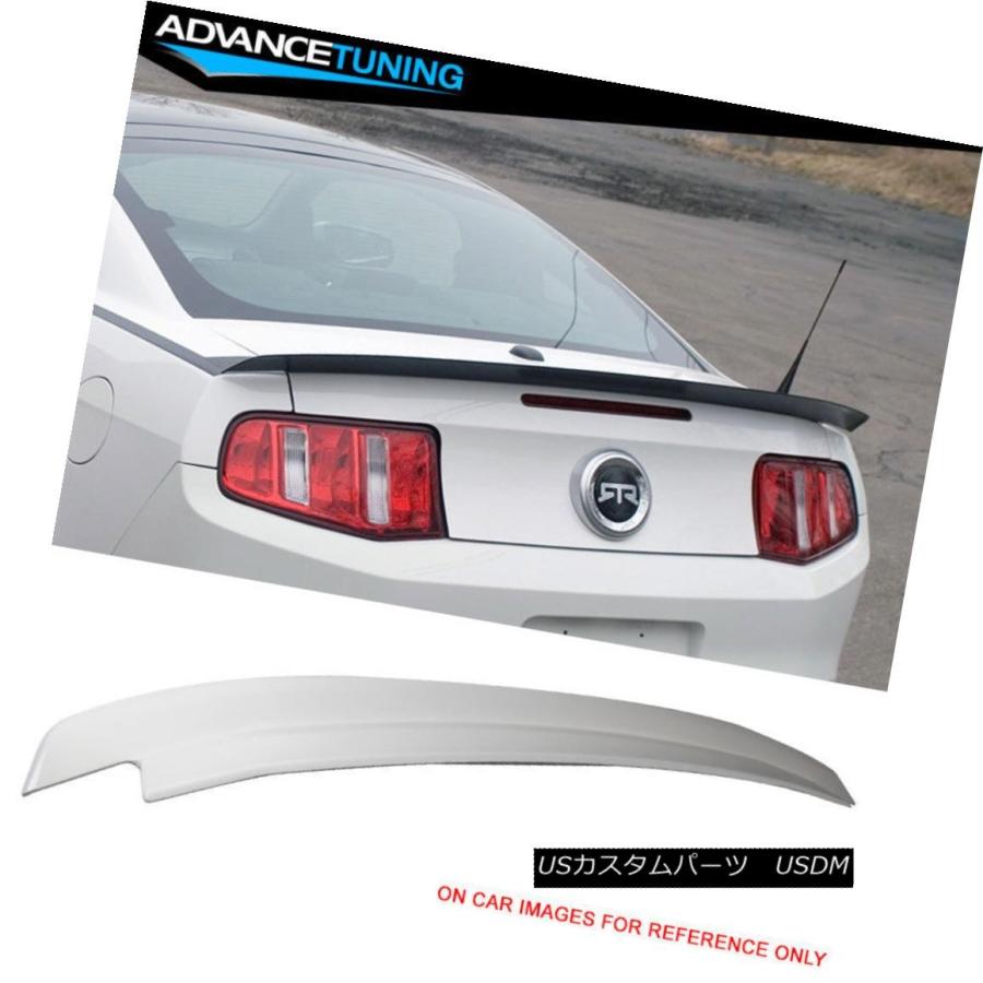 エアロパーツ 10 14フォードマスタングトランク スポイラー Trunk ハイpスタイルの白塗装 自動車 Abs 10 14 Ford Mustang Mustang Trunk Usdm 0060 671 Usパーツ取り扱い専門店 Usdm
