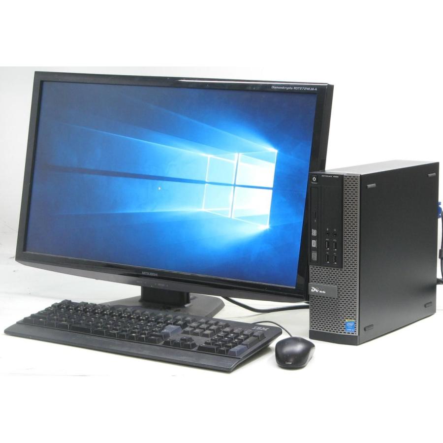 中古パソコン Dell Optiplex Corei5 70 4590sf 27液晶セット Corei5 Optiplex Geforce Geforce 710 デスクトップパソコン Yb5 1070 中古パソコンのused Pc