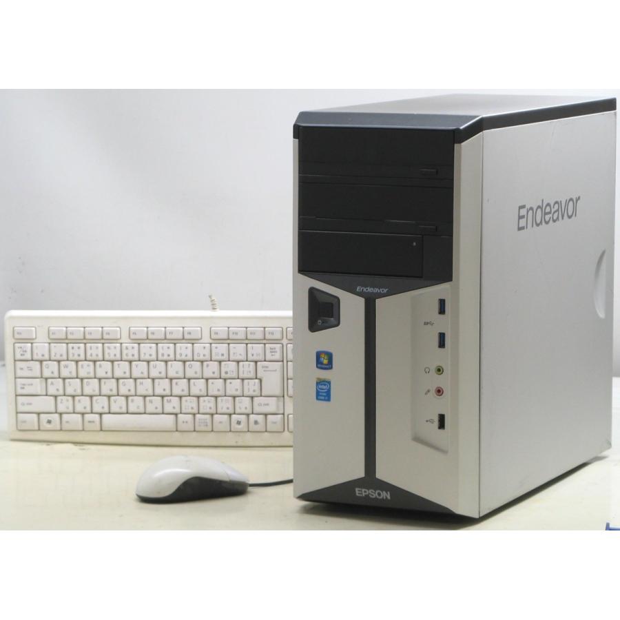 中古パソコン Windowsデスクトップ Corei7 Epson Endeavor Epson Mr70e Corei7 デスクトップパソコン