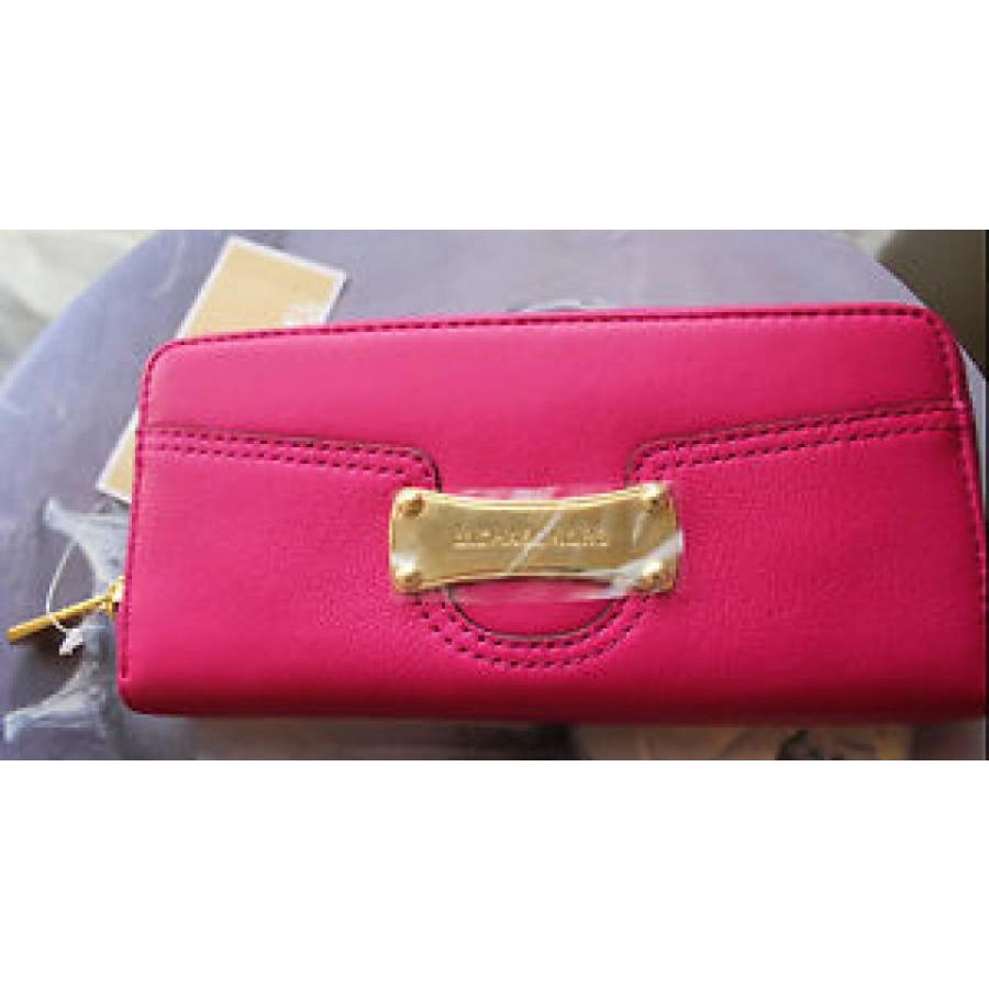 マイケルコース 財布 輸入品 その他財布 Michael Kors Saratoga 輸入品 Fuschia Pink Color Color Leather Wallet Nwt Eb 752 659890 U遊自適