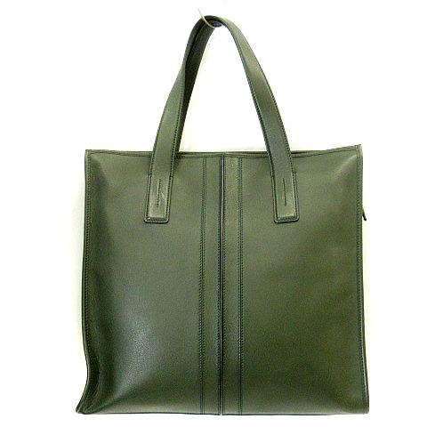 中古 トッズ Tods Tod S 緑 中古 ベクトル メンズファッション ダブルストライプ Ak21 トートバッグ ダブルストライプ レザー 緑 トートバッグ グリーン 緑 ブランド古着販売のベクトルyahoo Ak21 メンズ ベクトル 古着